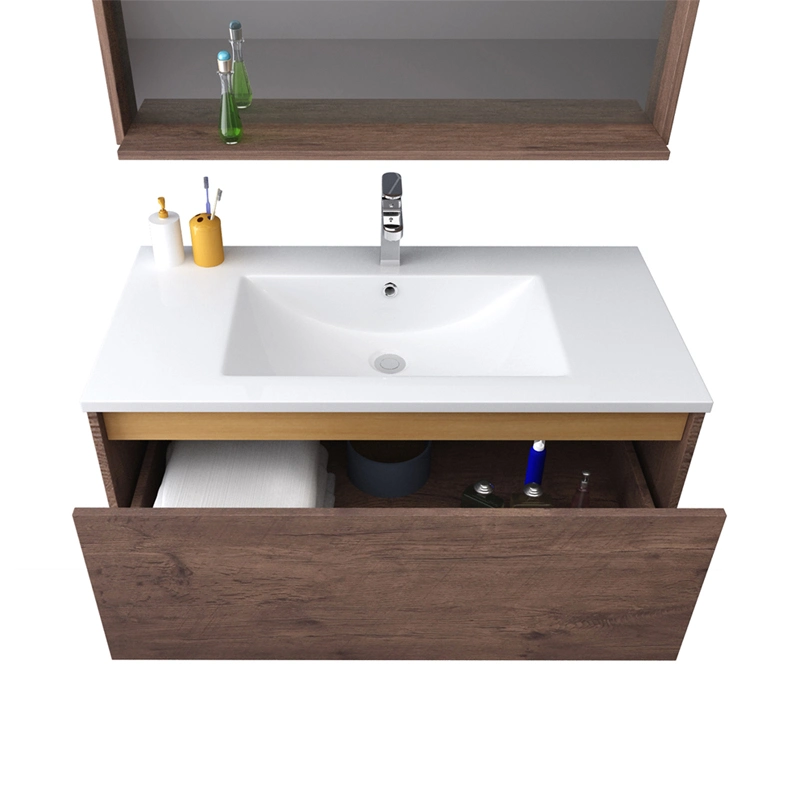 Modern Style Bathroom Furniture with Melamine Finished and LED